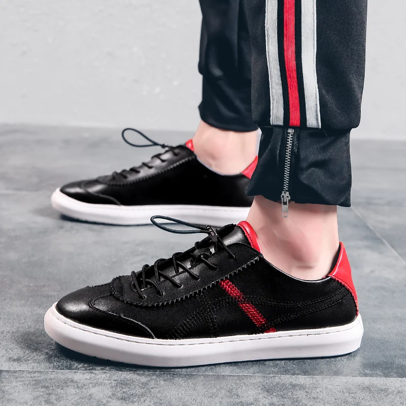 

New Spring Summer Boats Shoes Hemp Canvas Sneakers Lace Up Breathable Men's Flats Leather Fashion Casual Driving Shoes %9968