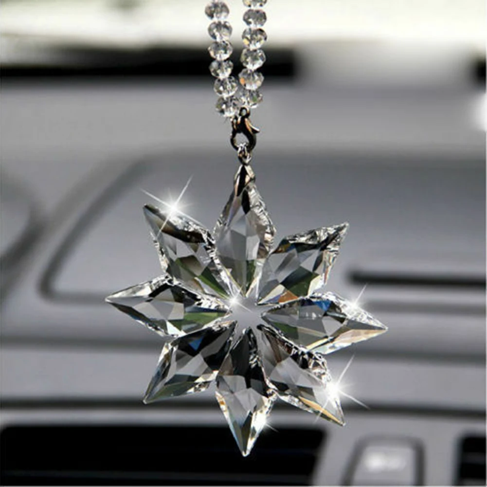 

Interior Snowflake ornaments 7.5cm* 7.5cm Crystal Hanging Ornament NEW