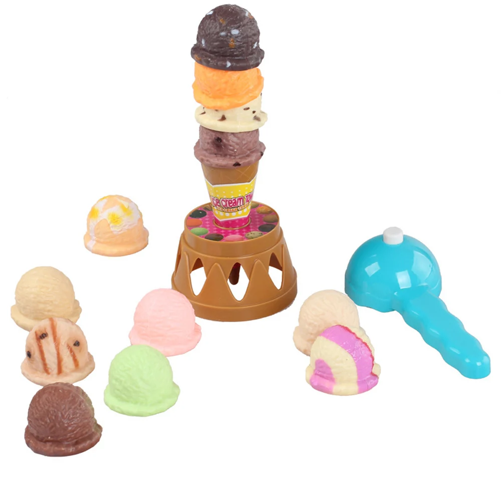 Милые милые красочные дошкольные игры тренировка пальцами имитация мороженого