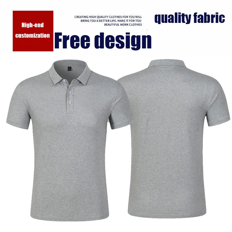 Высококачественная рубашка поло на заказ летняя с индивидуальным дизайном