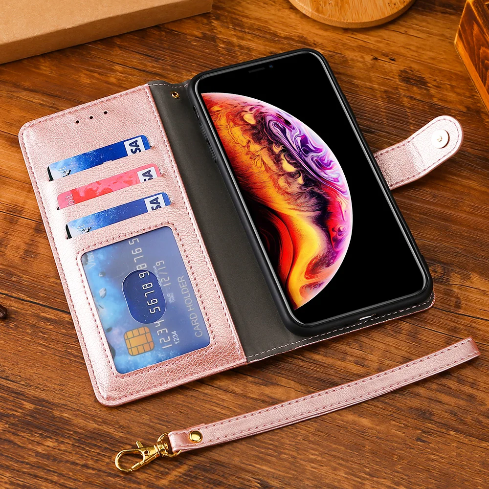 Чехол-книжка для Samsung Galaxy J2 J3 2016 J5 J7 2017 Prime 2 Core J8 J4 J6 Plus a6 a8 кожаный | Мобильные