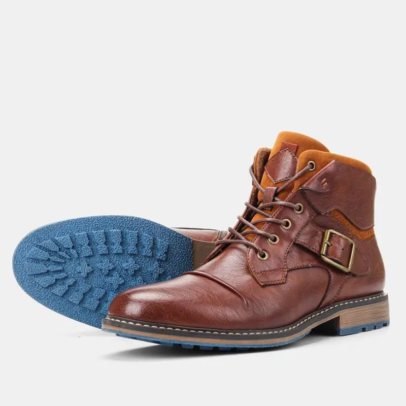 

Мужские ботинки-мартинсы Swyivy из натуральной кожи, зимняя теплая обувь, меховые зимние ботинки для мужчин, новинка 2020, мужские ботинки, зимня...