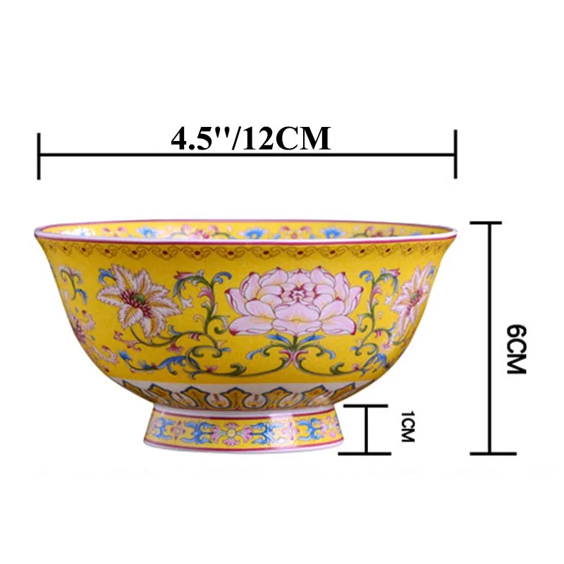 4 5 дюймов Ramen миски для супа китайская традиция костяной фарфор посуда