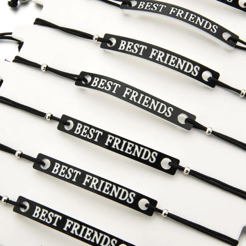 Набор женских браслетов с шармами Best Friend 12 шт./лот в богемном стиле браслет на