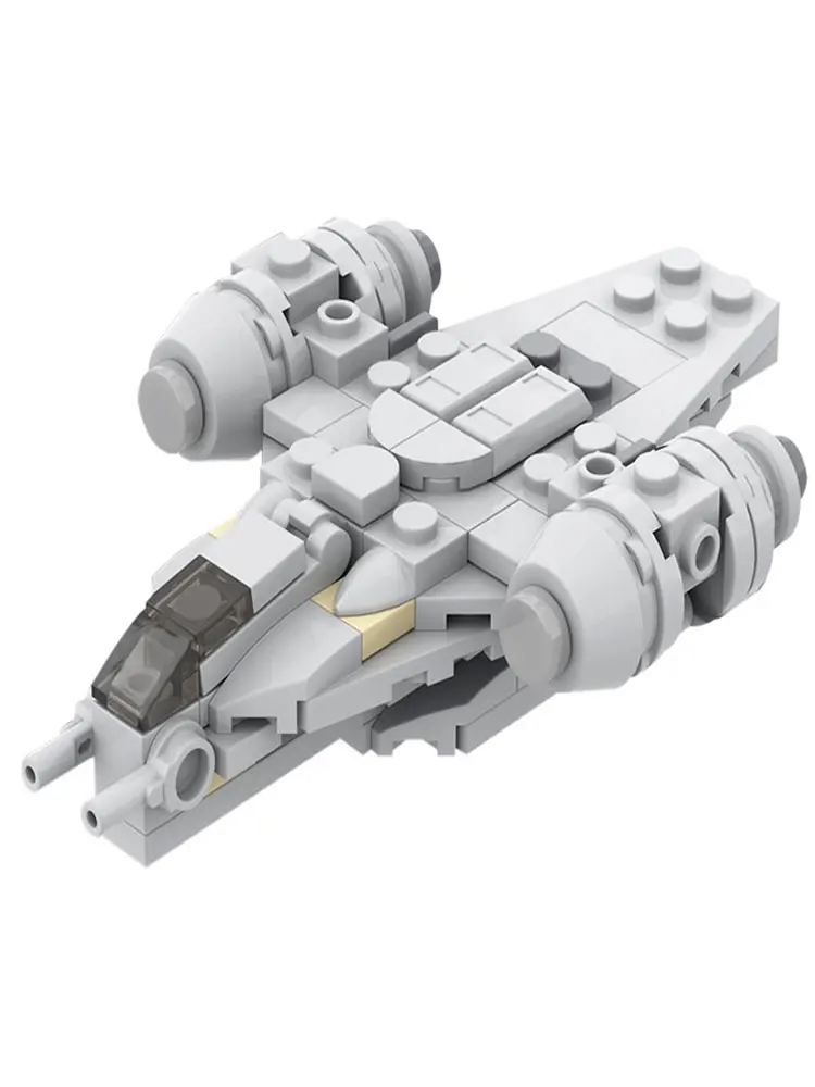 

MOC Technic Stars series wars Razor Crest Diy Building Blocks Military Model Toys Creative Construction For Boy Gift