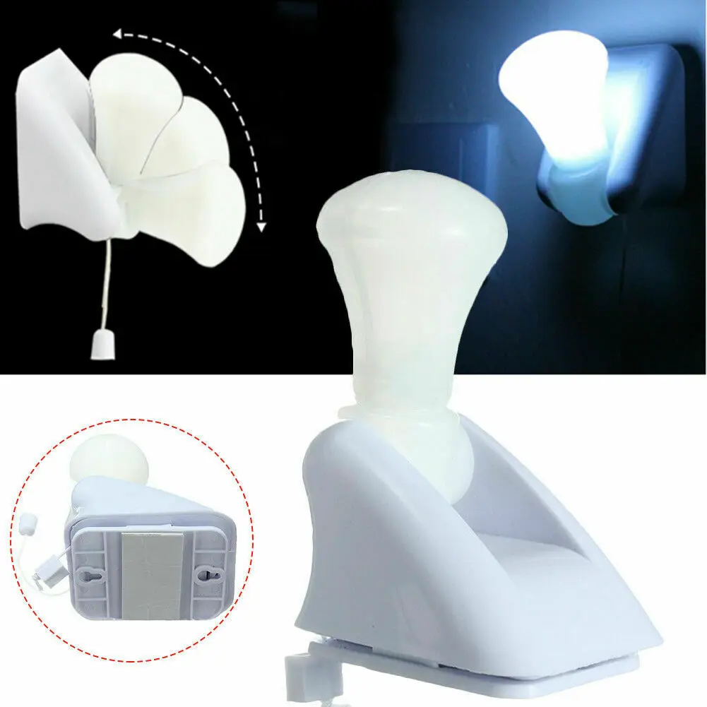 LED Light Bulb Stick Up Cordless Battery Powered Portable Night Handy Lamp For Children Baby Bedroom Dropship LED Night Light images - 6