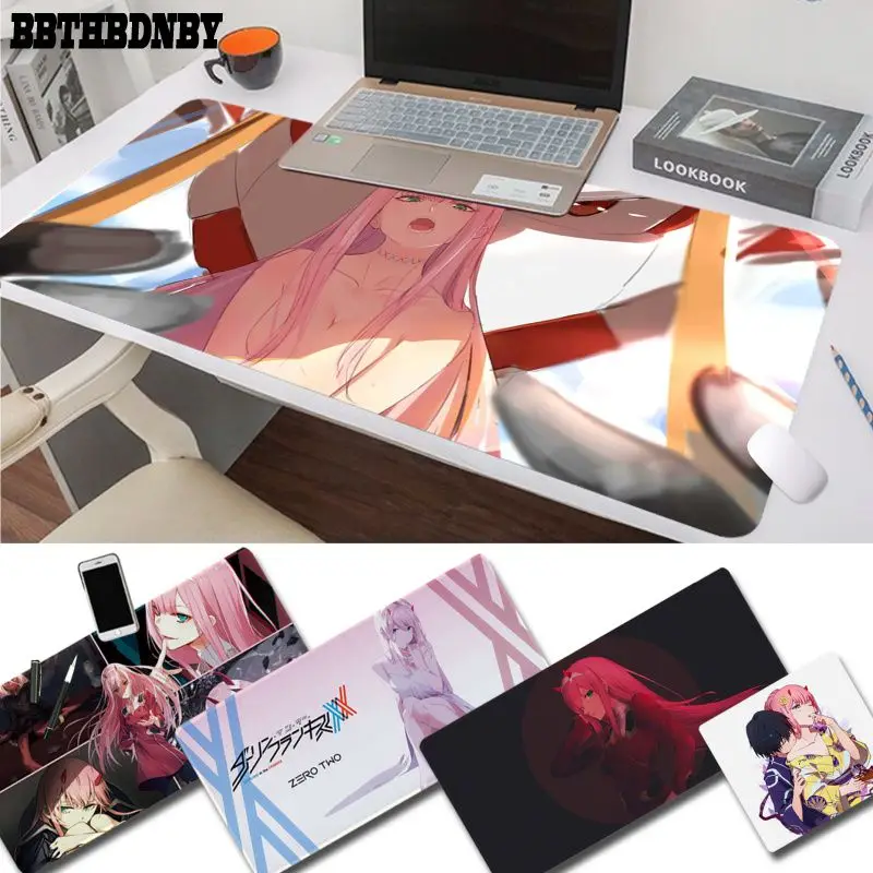 

FHNBLJ Sexy Anime Darling in the FranXX Keyboards Gaming mousepad Desk Mat for Deak Mat for overwatch/cs go/world of warcraft