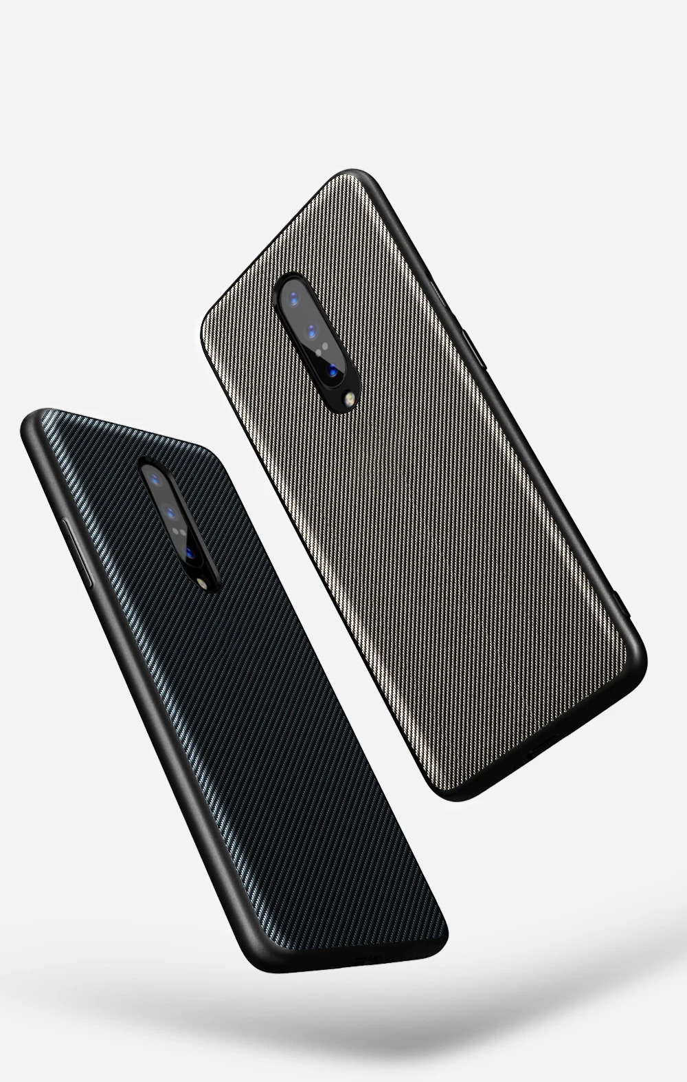 Для ONEPLUS 7 Pro Чехол, предотвращает появление отпечатков пальцев, микрофибра, углеродное волокно, кожа, силиконовый мягкий чехол для ONEPLUS 6T 6 5T 5 7 Pro