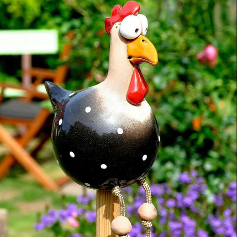 Декор для двора курица садовая пробка газона украшение петушок фигурки