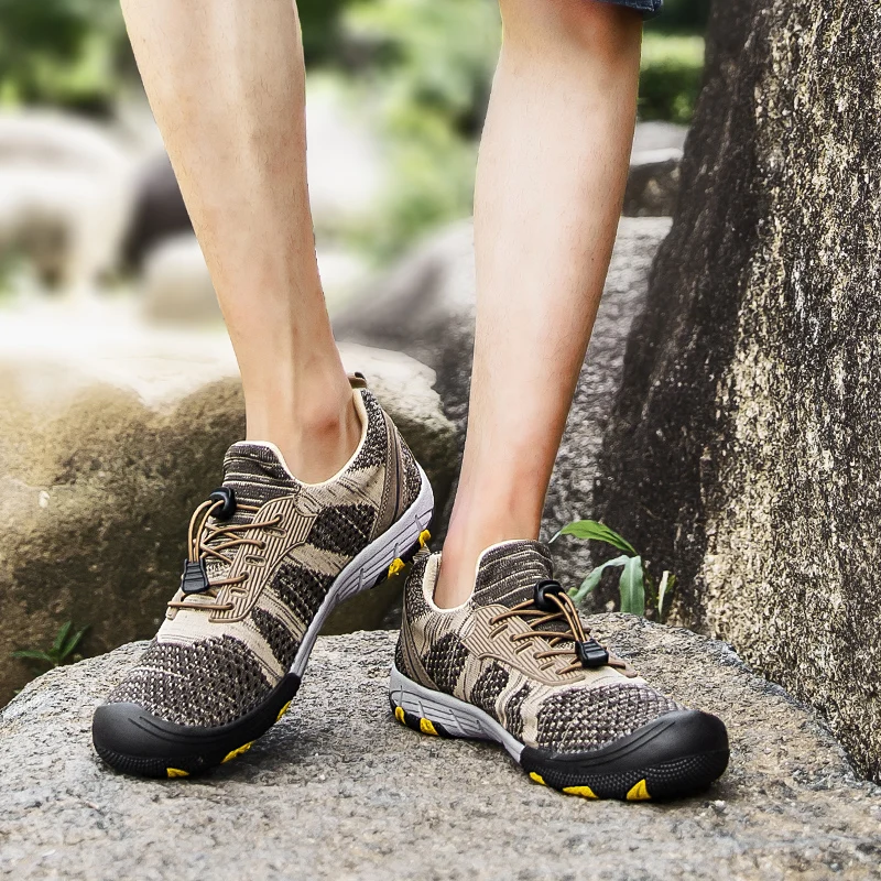 

New men and women couple hiking shoes mountain hunting non-slip wear-resistant breathable outdoor walking jogging shoes