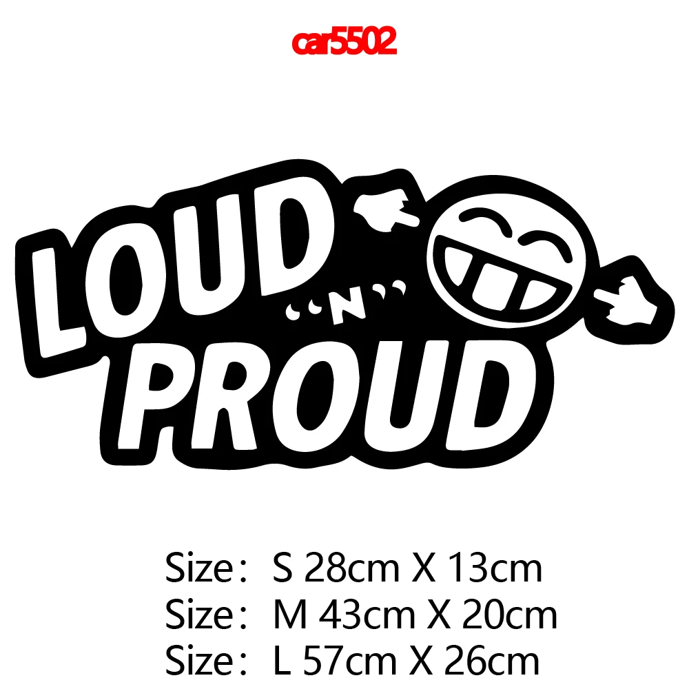 Лидер продаж Громкая гордость автомобильная наклейка креативная Автомобильная