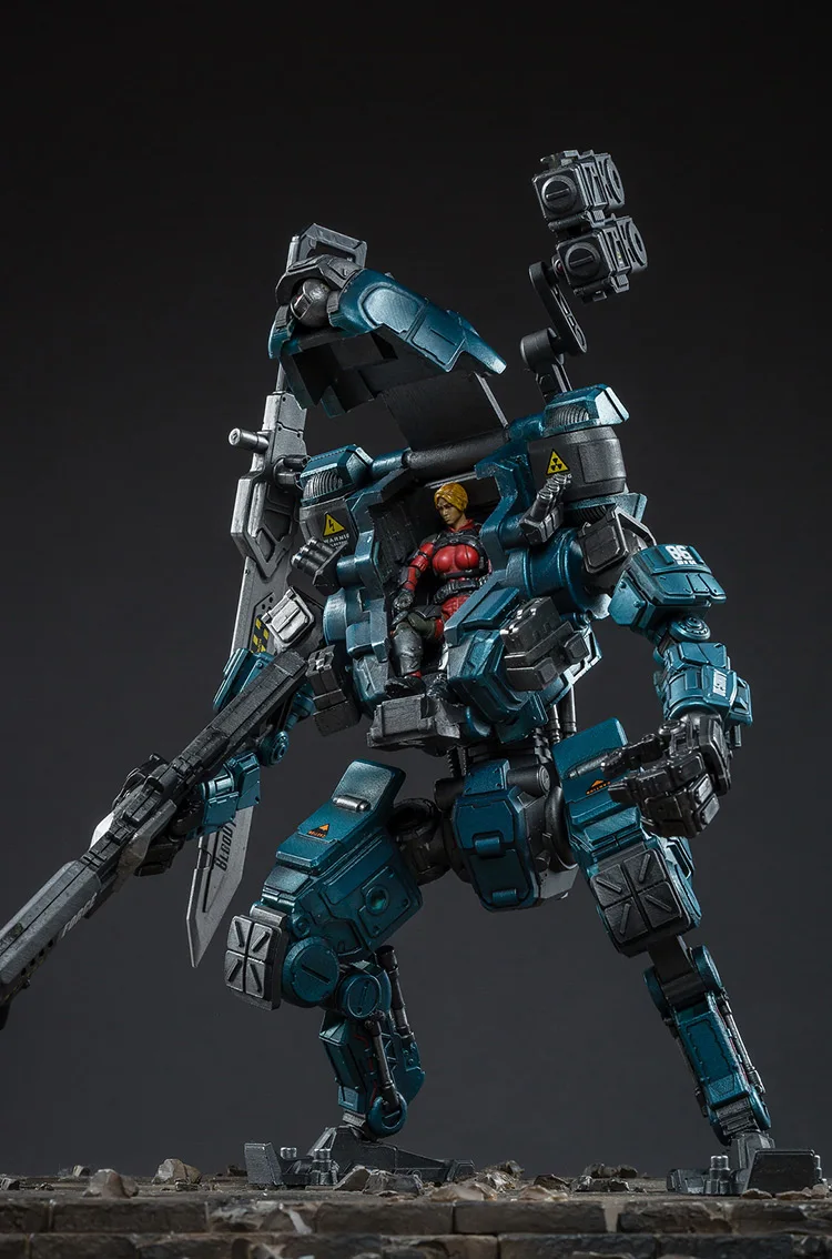 JOYTOY 1:25 фигурка робота военный Бог войны 86 Серебряная модель куклы Mecha high