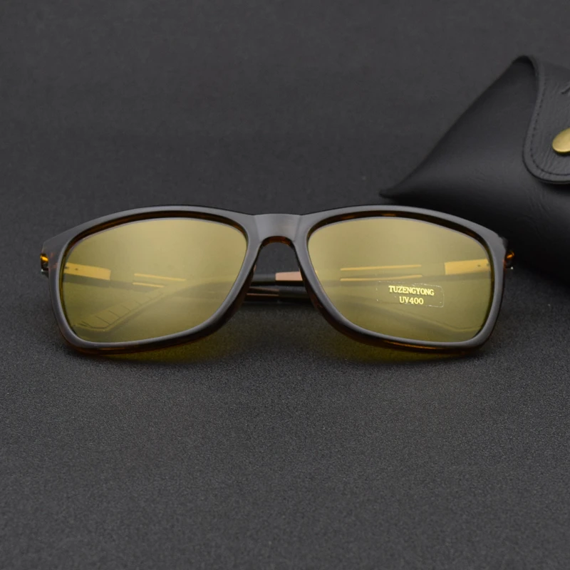 Женские и мужские квадратные очки TUZENGYONG поляризационные солнцезащитные с