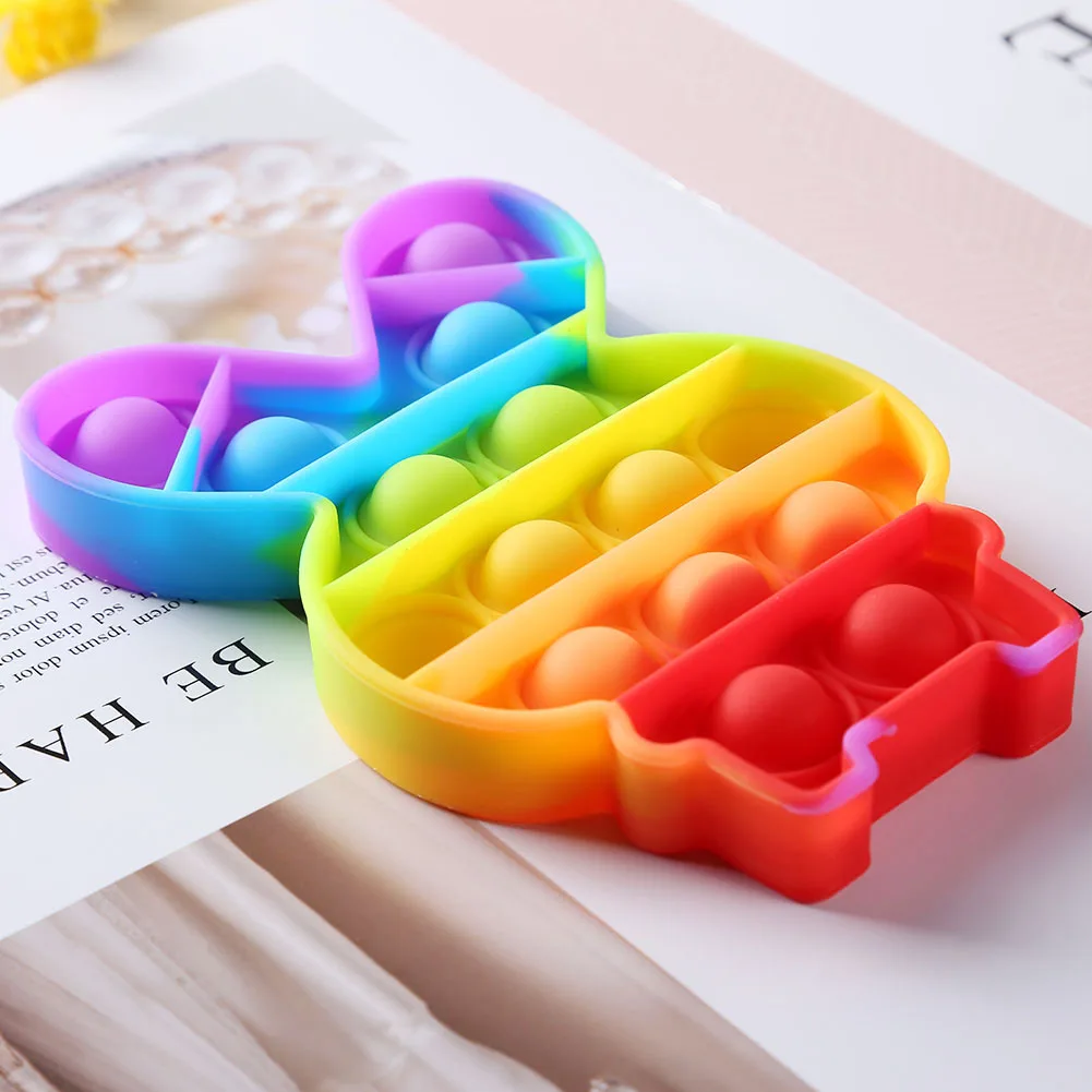 

Popit Push Pops Bubble Sensory Toy Autism Needs Squishy Stress Reliever Toys Antistress Toys Fidget Spinner Popup Toy
