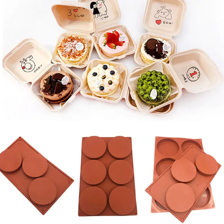 3/6 силиконовая форма с отверстиями 4 дюймов торта практичные инструменты для