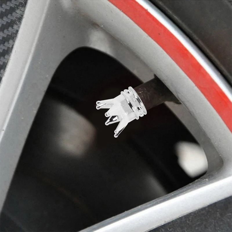 

4Pcs/Lot Universal Wheel Tire Valve Caps Car Motorcycle Bicycle Air Cover Auto Airtight Stems Cover Crown Styling