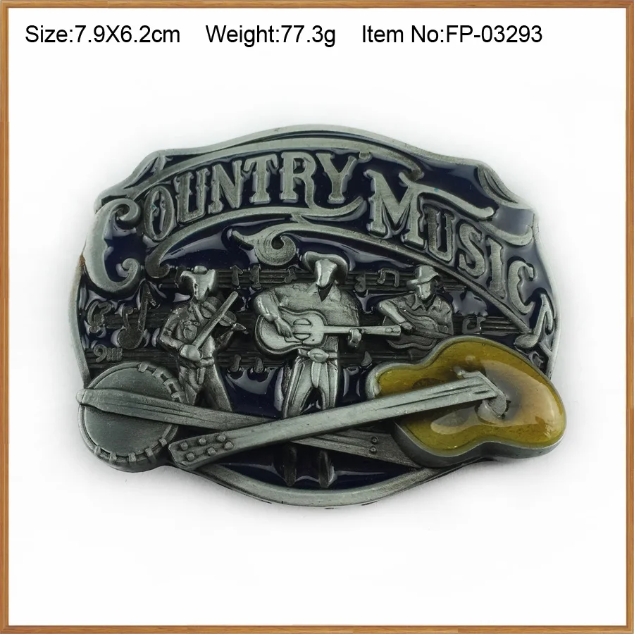 Пряжка ремня BuckleClub из цинкового сплава в стиле ретро для музыкальной гитары