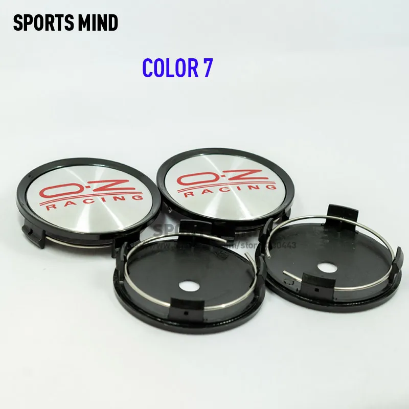 4 шт./лот 75 мм Центральная втулка колеса автомобиля колпачки для OZ Racing WHEEL эмблема логотип автомобиля аксессуары для укладки