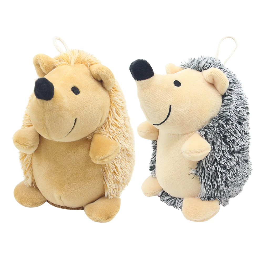 Мягкая плюшевая игрушка для собак Hedgehog маленькие и большие собаки интерактивные