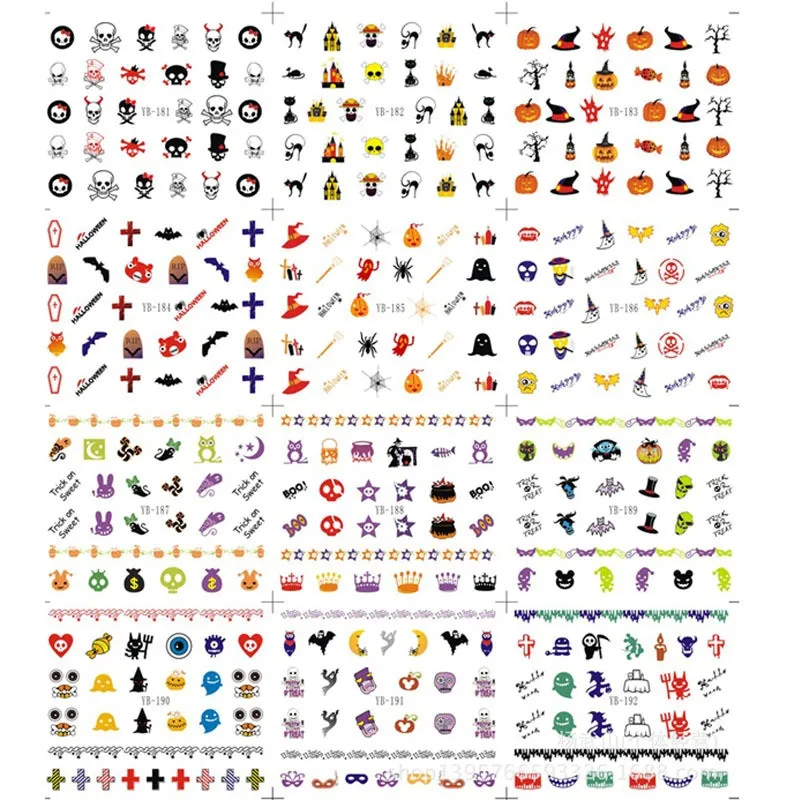 Горячие 3D Santas/Снеговики/снежинки дизайн ногтей наклейки для рождественских