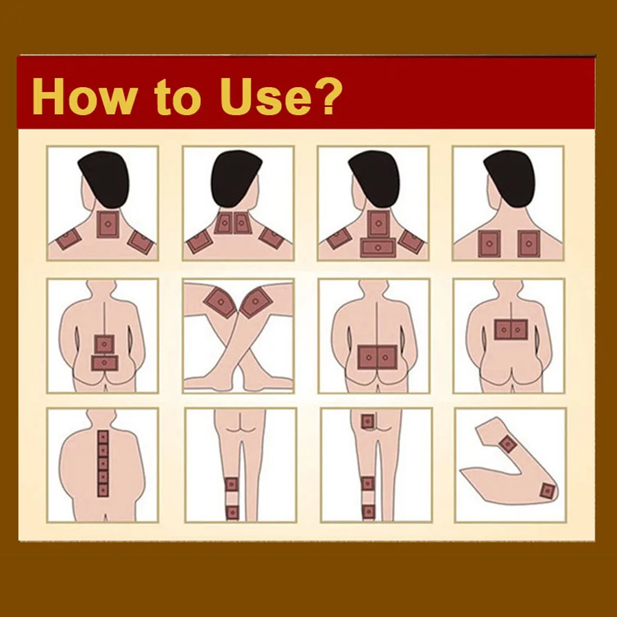 

8pcs/lot Tiger Balm Chinese Plasters For Joint Pain Neck Pads For Arthritis Knee Joint Patch Pain Relieving Muscle Patches