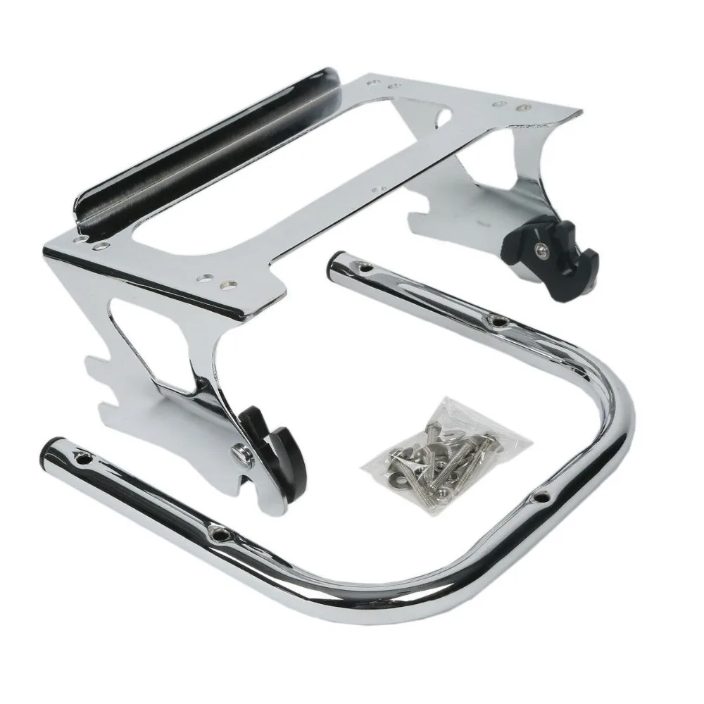 

Мотоциклетный съемный багажник с двумя креплениями для Harley Touring Trunk Road King Street Glide 1997-2008 гг.