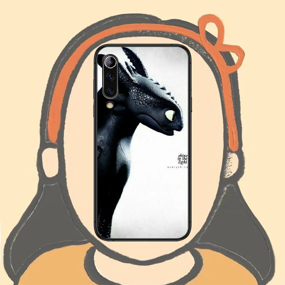 

How to Train Your Dragon Phone Case For Xiaomi Mi Note 10 A3 9 MAX 3 A2 8 9 Lite Pro Ultra black Shell Pretty Bumper Luxury