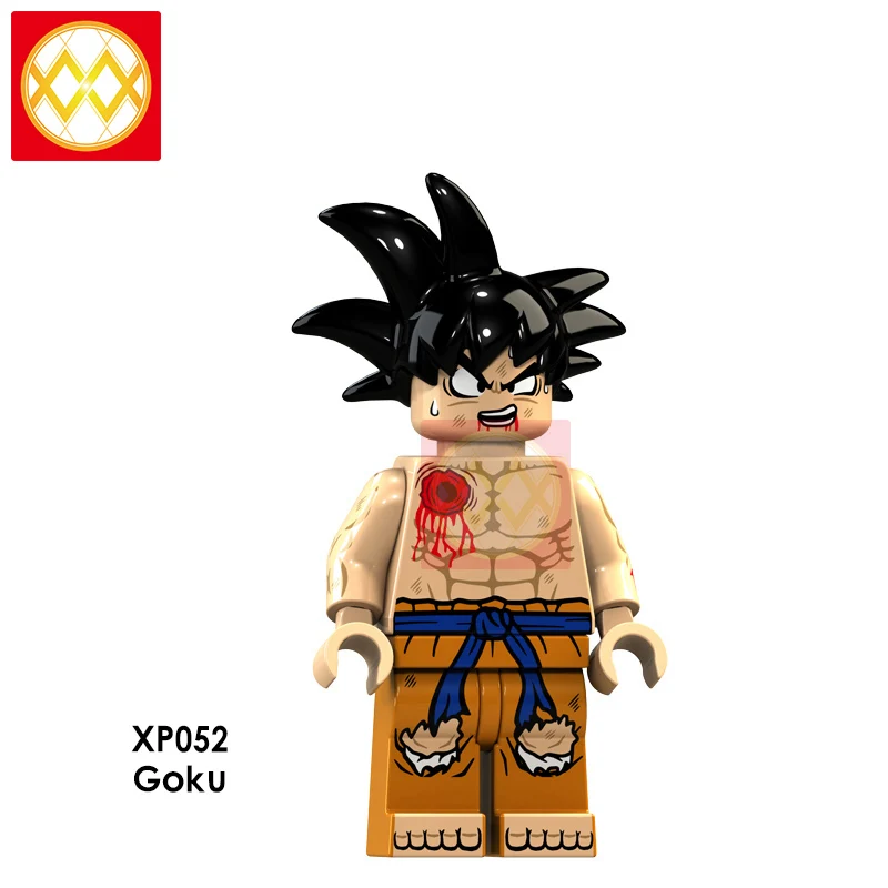 XP052 Goku Dragon Ball Z строительные блоки Гоку Вегета Мастер Роши криллин стволы супер Saiyans Аниме Коллекция игрушек для детей Подарки - Цвет: XP052 Goku