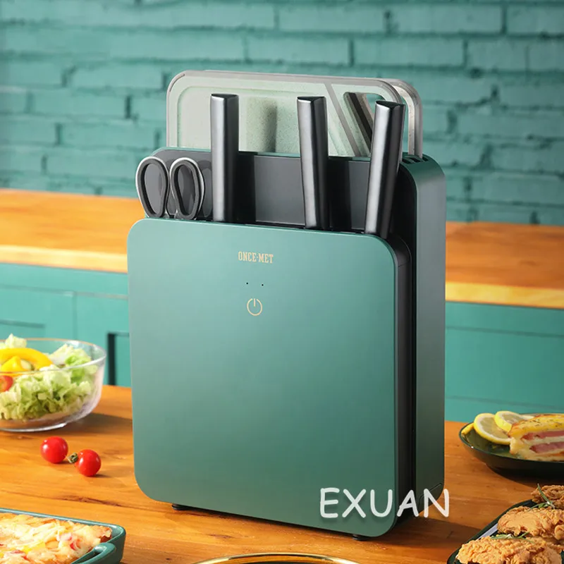 

chopsticks cutting board disinfection machine home intelligent ultraviolet chopping board dryer knife holder tool storage