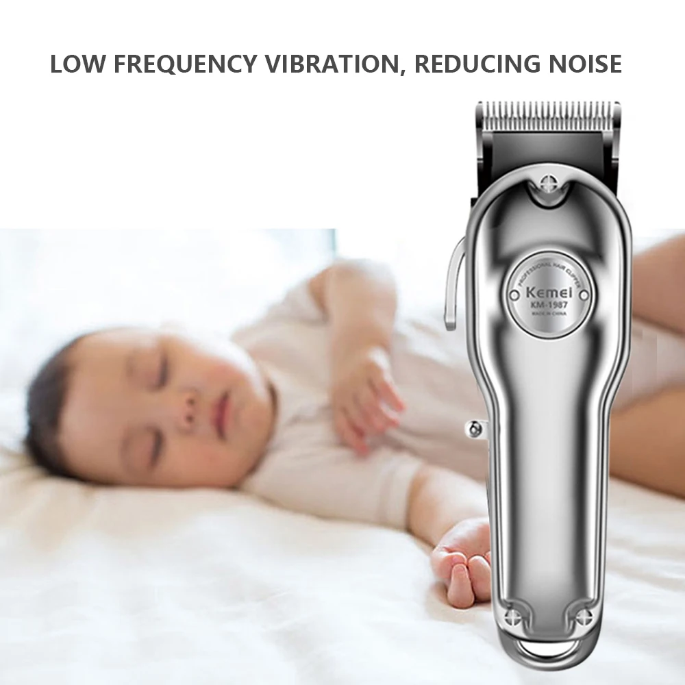 Электрическая машинка для стрижки волос с ЖК дисплеем цифровой беспроводной