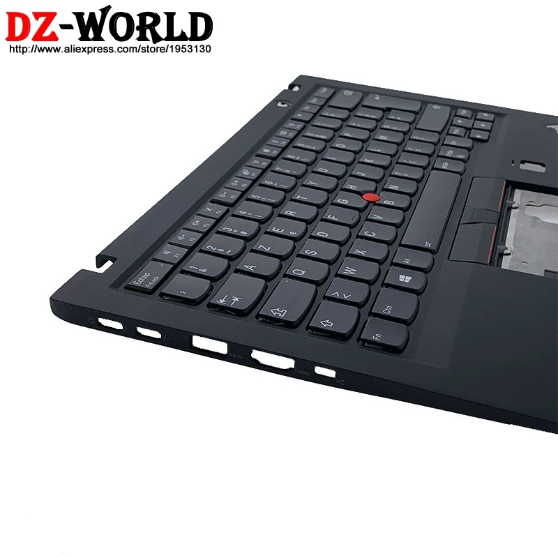 Online Cubierta Superior Con Reposamanos Para Portátil Lenovo Thinkpad X1, Carcasa Original Con Teclado Retroiluminado Francés, 5ª Generación De Carbono, 01LX511