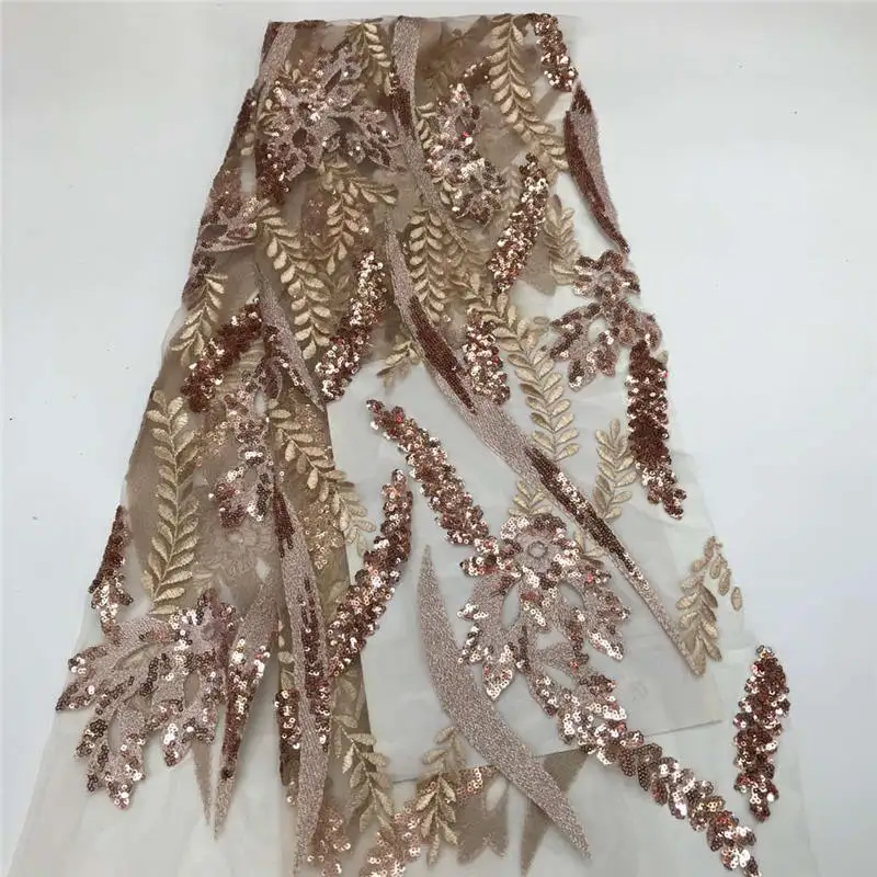 Вышивка кружева африканский тюль 2020 блестящая Свадебная кружевная ткань