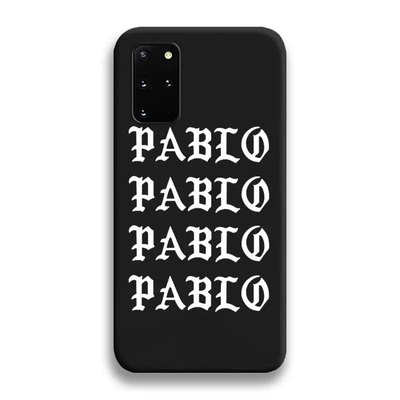 Чехлы для телефонов Kanye Omari West fashion с Пабло Samsung Galaxy S21 Plus Ultra S20 FE M11 S8 S9 plus S10 5G lite 2020 -