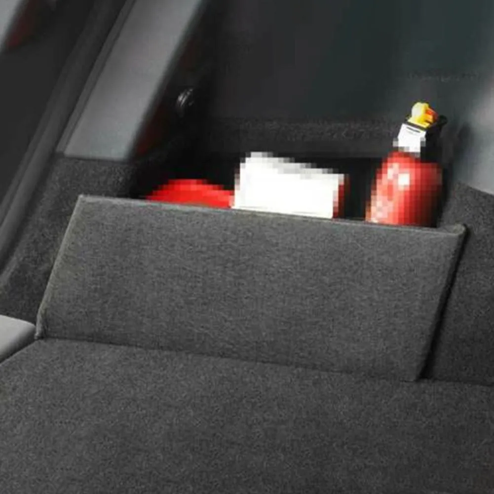 

Black Shelf Baffle Parts Storage Box Trunk Useful 2 Pcs Accessories New