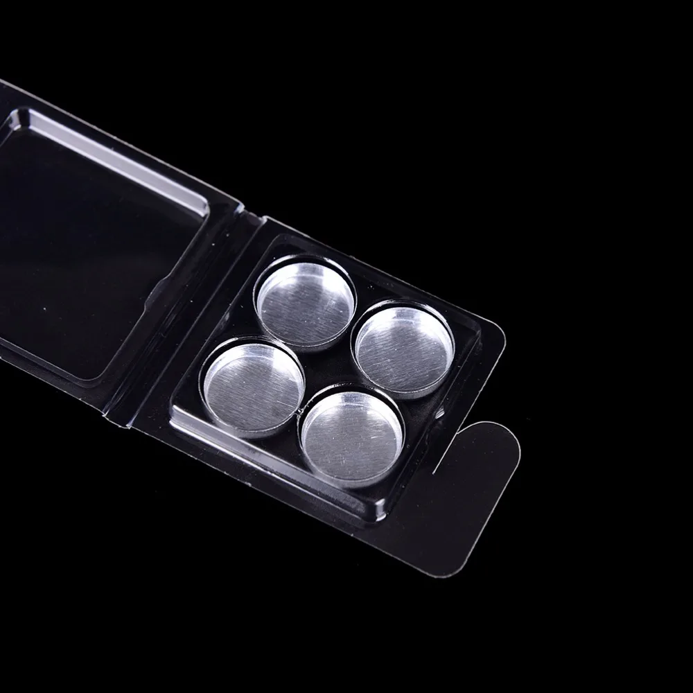 10 наборов магнитных Пустых Алюминиевых теней для век Пигмент Макияж кастрюли