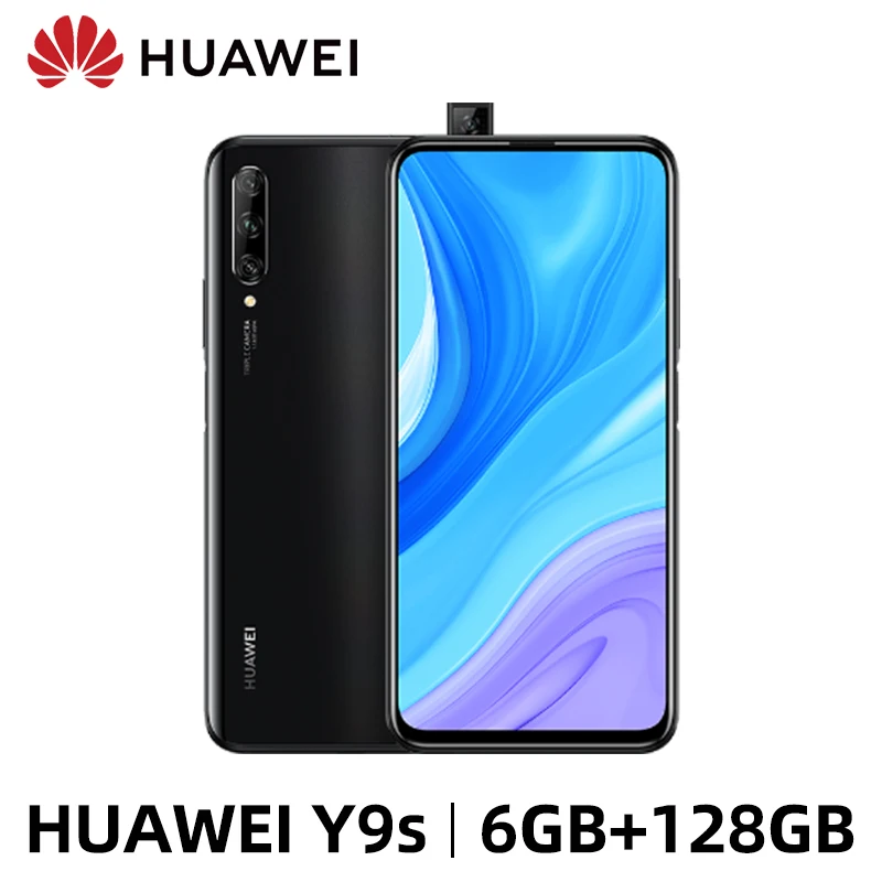 [Свяжитесь с нами] версия Huawei Y9s 6 ГБ + 128 Гб Смартфон 48MP AI тройные камеры мобильный