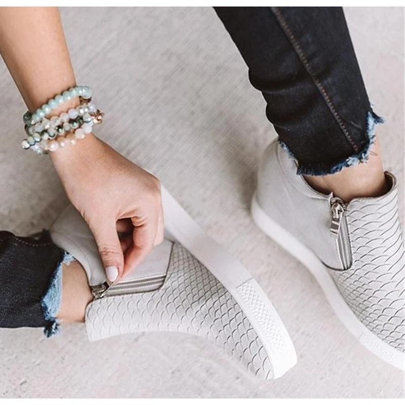 

Autumn And Winter Martin Boots Side Zipper Warm Casual Nude Shoes Comfortable Non Slip Flat Heel Women's Boots