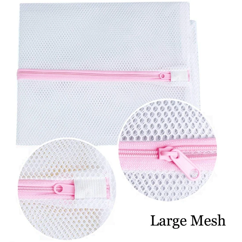 Набор из 6 сетчатых сумок для стирки многоразовые сетчатые стиральные мешки на