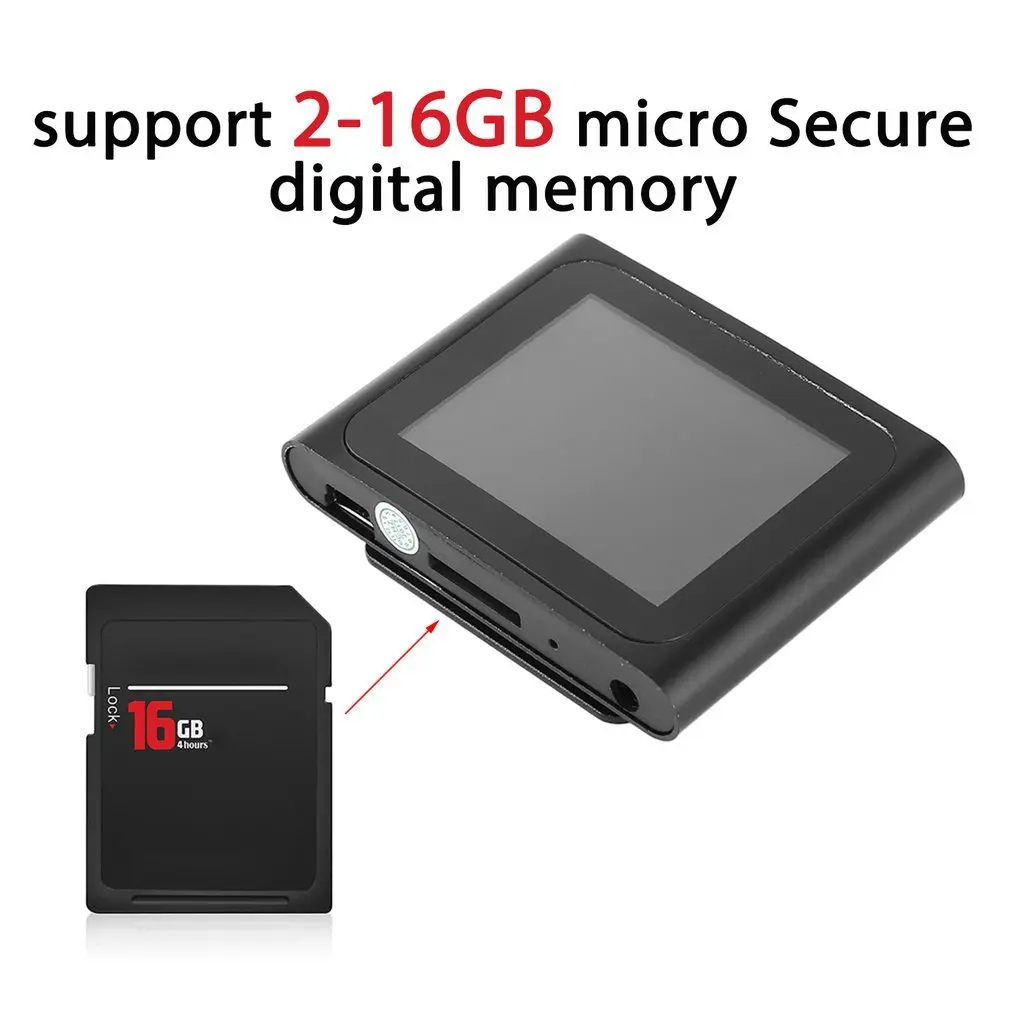 Портативный 1 8-дюймовый ЖК-экран 6-го поколения музыка мультимедиа видео фильмы FM