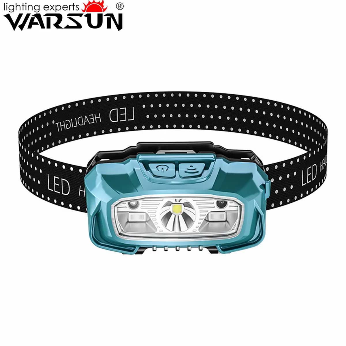 

Новый водонепроницаемый перезаряжаемый светодиодный налобный фонарь Warsun IP67 с тремя режимами для походов и рыбалки, чтения, 2021