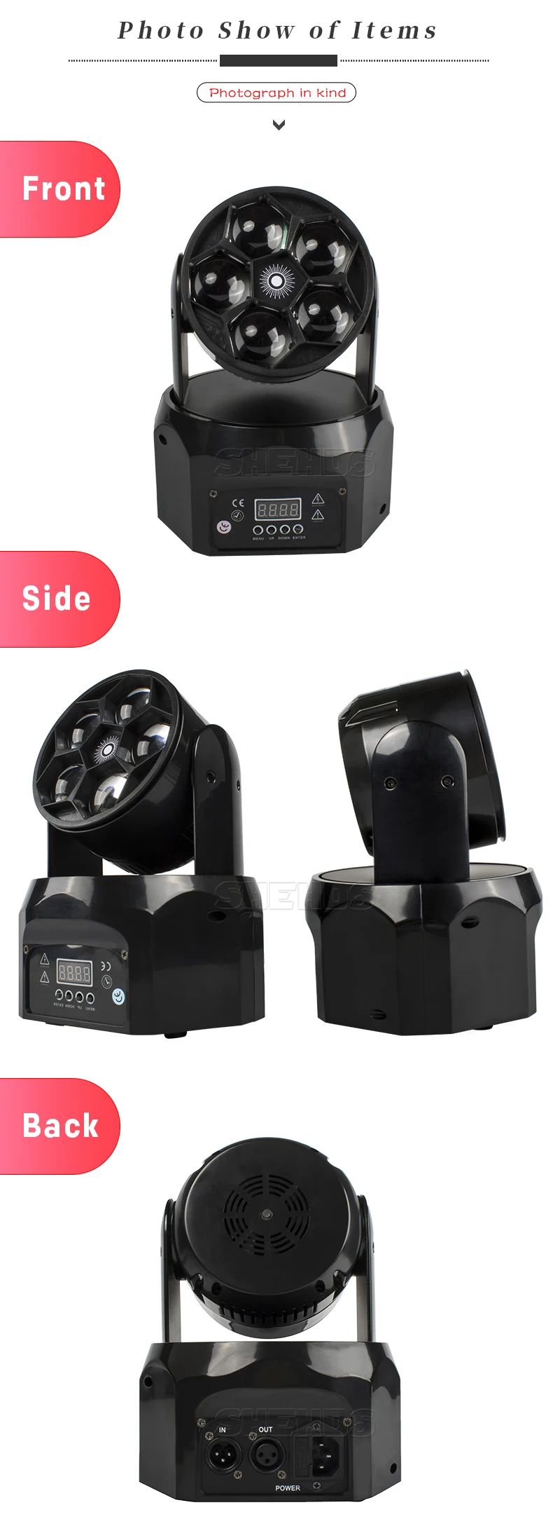 Светодиодный луч+ мыть шесть глаза пчел 6x15 Вт RGBW DMX512 сценический эффект освещение для DJ диско День Рождения Вечеринка танцпол ночной клуб свадьба