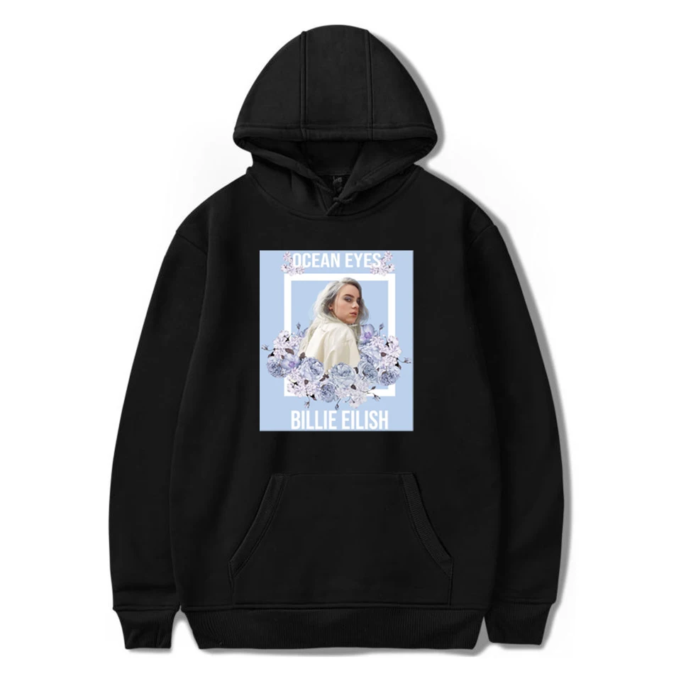 Уличная одежда Billie Eilish, толстовка с капюшоном, Мужская зимняя Толстовка с длинным рукавом в стиле Харадзюку, Повседневная Мягкая Белая простая Толстовка в стиле хип-хоп