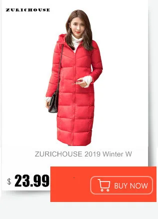 ZURICHOUSE, зимнее женское пальто, длинная куртка с капюшоном, меховой воротник, теплые парки, Женская мода размера плюс, тонкая стеганая куртка