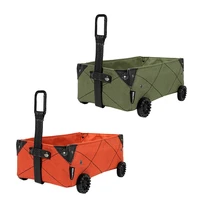 camping storage box mini camping car tissue box waterproof wear resistant diy canvas folding trolley shopping cart