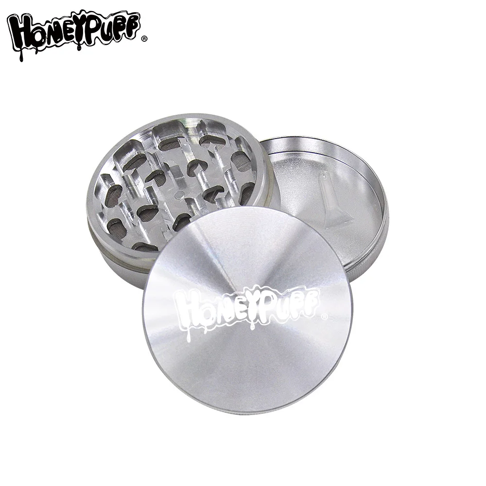 Мельница для табака алюминиевая 75 мм с острыми алмазными зубьями | Дом и сад