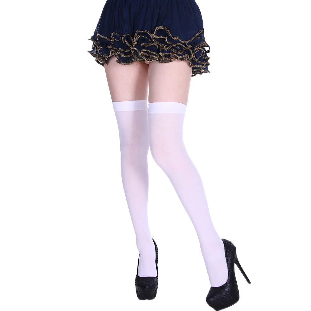 Рождественские Длинные носки до колен Костюм Маскарад Карнавал косплей мягкие