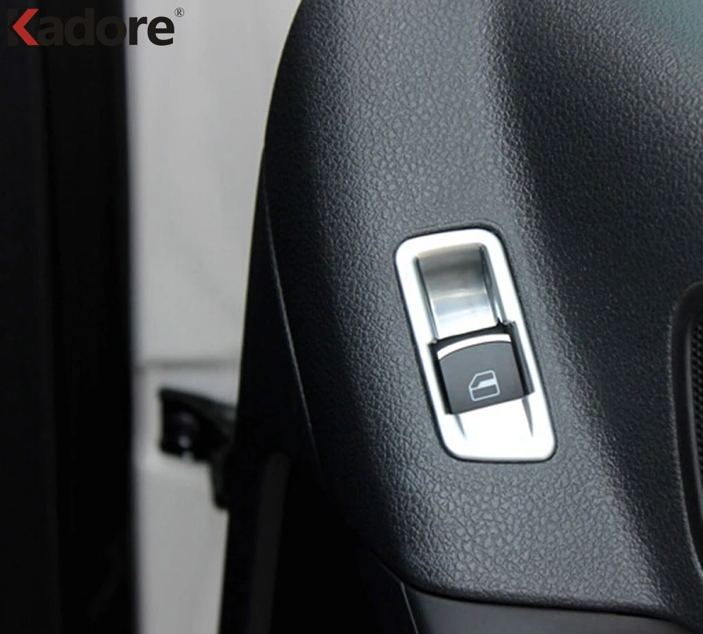 Для Volkswagen vw Tiguan 2012 2013 2014 2015 ABS Матовый внутренняя двери окна кнопка включения