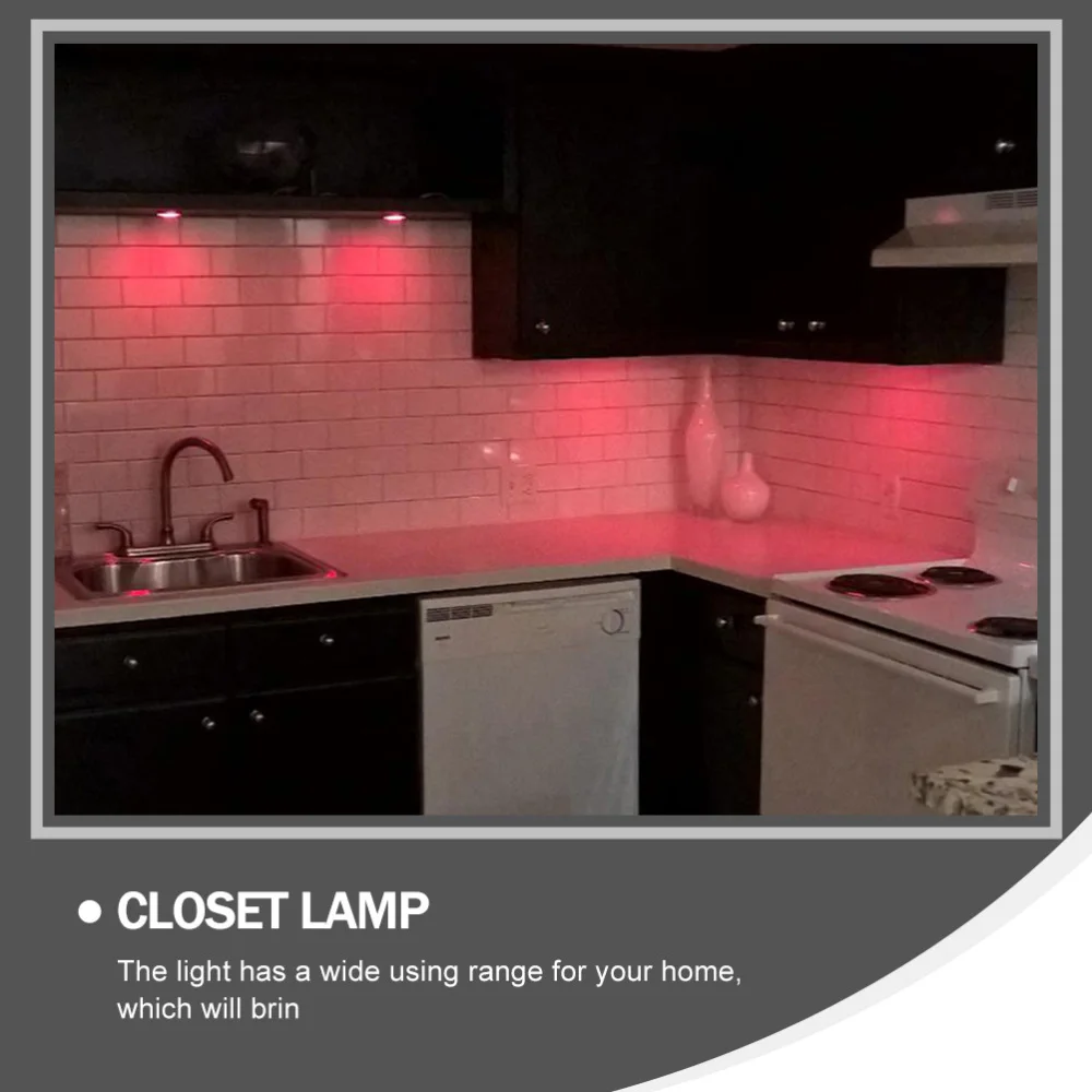 

1Set Remote-controlled RGB Night Lights Cabinet Decorative Lamps LED Lights