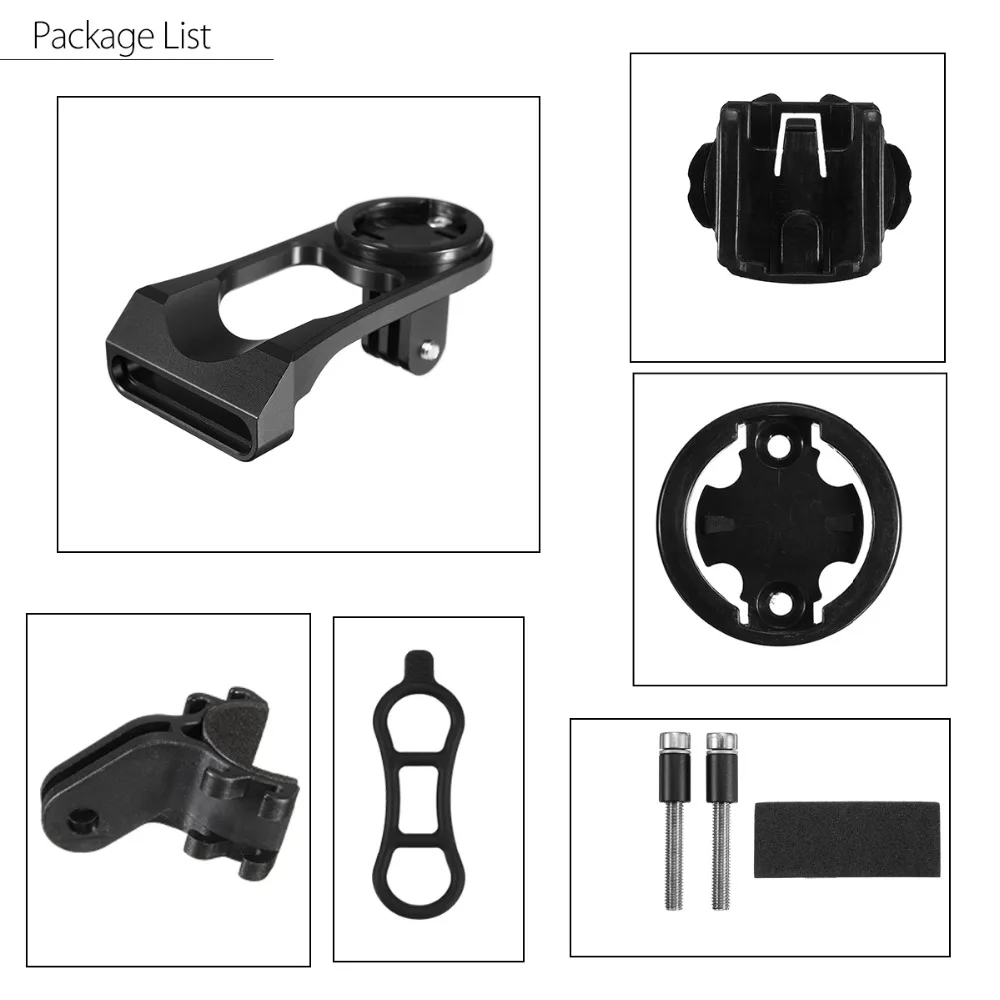 bicycle computer mount holder gps bike speedometer extension holder bracket with gopro camera adapter for garmin bryton cateye free global shipping