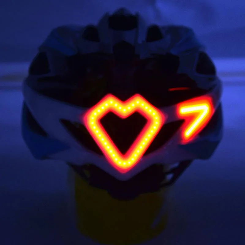 Велосипедный мотоциклетный шлем с Светодиодная лампа указателя поворота пульт